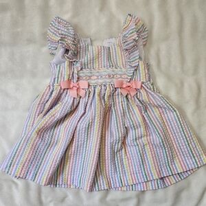 BONNIE BABY | Seersucker Dress | 6-9m
